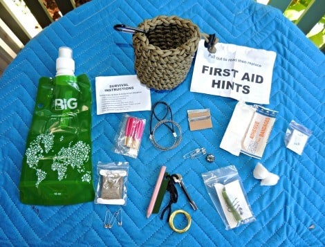 Items in the Life-Pod Paracord Survival Kit - Backdoor Survival