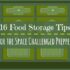 16 Food Storage Tips for the Space Challenged Prepper