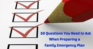 Survival Friday: Do You Have a Family Emergency Plan?