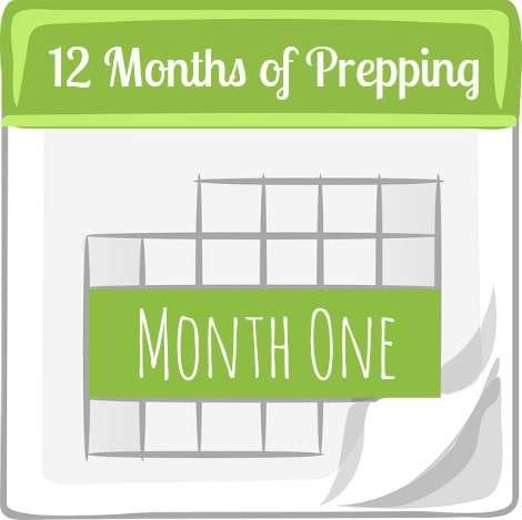 12 Months of Prepping Month One - www.backdoorsurvival.com