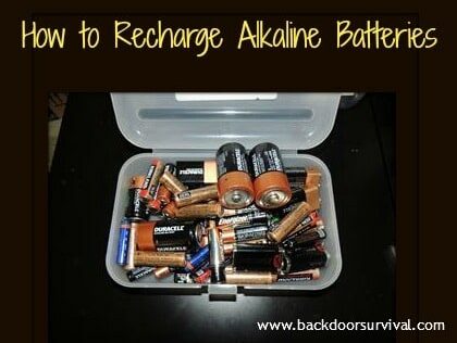 Charging clearance alkaline batteries