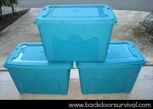 Storage Bins - Backdoor Survival