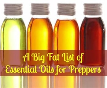 A Big Fat List of Essential Oils for Preppers