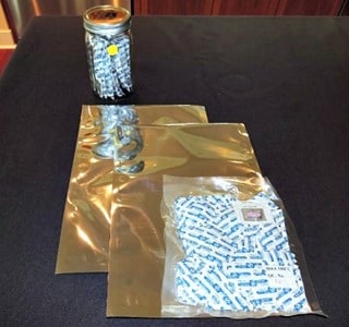 Mylar bags and Oxygen absorbers