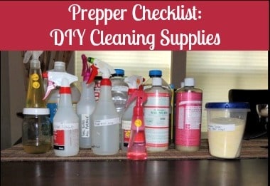 Prepper Checklist: DIY Cleaning Supplies