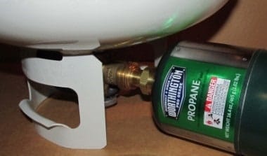Propane Tank Connection