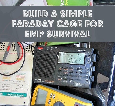 How to Build a Simple Faraday Cage for EMP Survival - Backdoor Survival