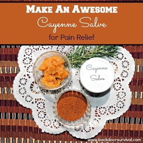 Make an Awesome Cayenne Salve for Pain Relief - Backdoor Survival