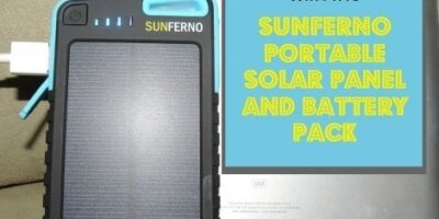 Stay Connected with the Sunferno Portable Solar Panel and Battery Pack