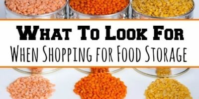 What to Look for When Shopping for Food Storage