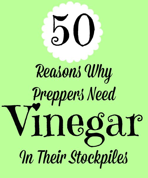 50 Reasons Why Preppers Need Vinegar in Their Stockpiles | Backdoor Survival