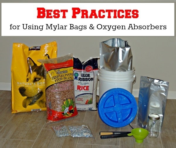 Best Practices for Using Mylar Bags & Oxygen Absorbers | Backdoor Survival