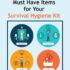 25 Must Have Items for Your Survival Hygiene Kit