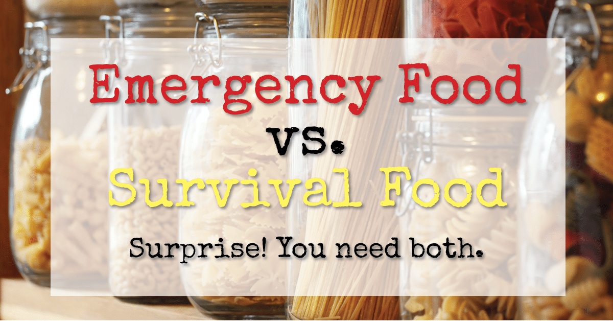 Emergency Food vs Survival Food — Surprise! You Need Both ...