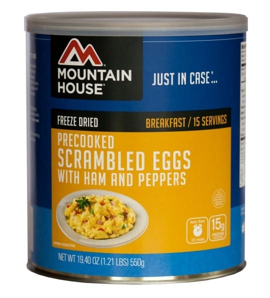 Mountain House Scrambled Eggs with Ham and Red Peppers