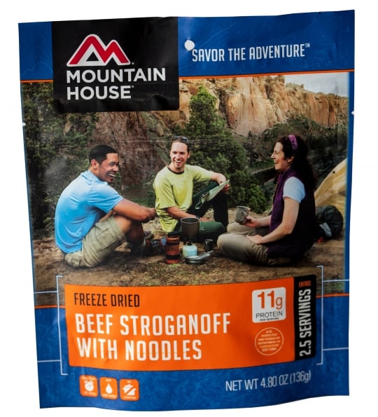 Mountain House Beef Stroganoff with Noodles Pouch