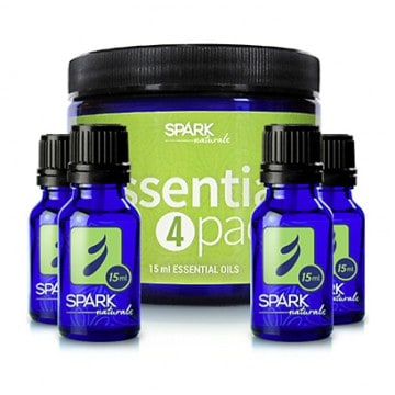 SPARK NATURALS Essential Oils 4 Pack