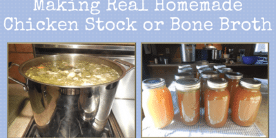 Making Real Homemade Chicken Stock or Bone Broth