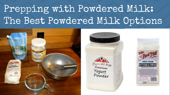 Prepping with Powdered Milk: The Best Powdered Milk Options