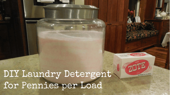 DIY Laundry Detergent for Pennies per Load