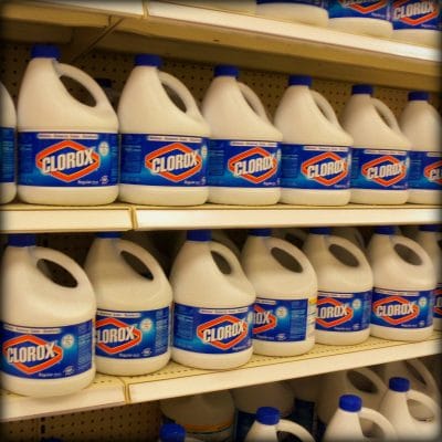 clorox bleach bottles for preppers
