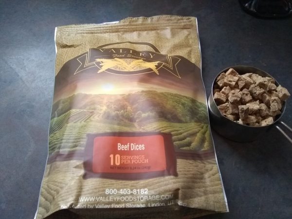 valley food storage freeze dried beef cubes review