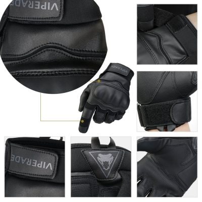 Viperade Military Rubber Hard Knuckle Outdoor Glove