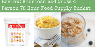 Review: American Red Cross 4 Person 72 Hour Food Supply Bucket