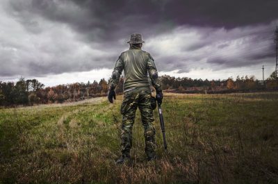 guy camo gun