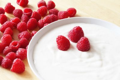 raspberry yogurt