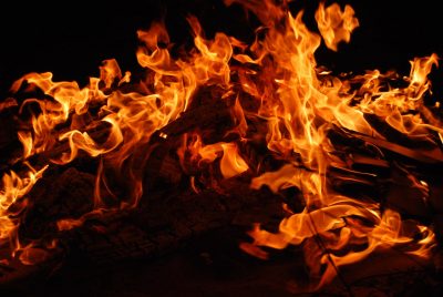 fire burning