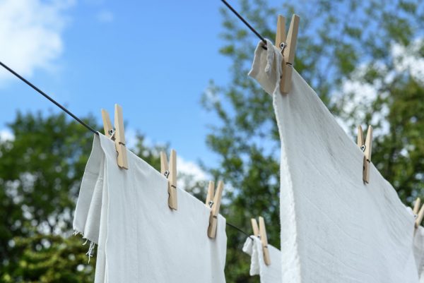 laundry hanging up sun
