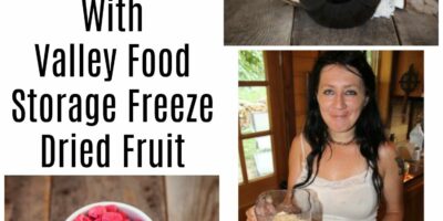 Making Smoothies With Valley Food Storage Freeze Dried Fruit