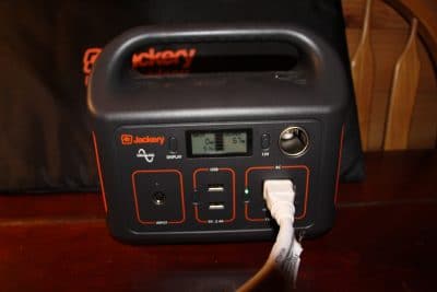 Jackery Portable Power Station Explorer 240, 240Wh Backup Lithium Battery, 110V/200W Pure Sine Wave AC Outlet, Solar Generator for Outdoors Camping Travel Hunting Emergency (Solar Panel Optional) : Patio, Lawn