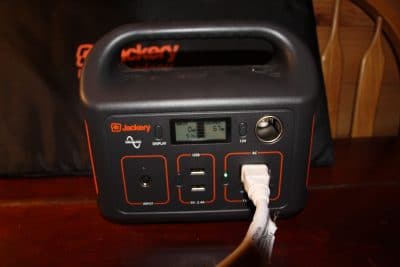  Jackery Portable Power Station Explorer 240, 240Wh Backup  Lithium Battery, 110V/200W Pure Sine Wave AC Outlet, Solar Generator for  Outdoors Camping Travel Hunting Emergency (Solar Panel Optional) : Patio,  Lawn