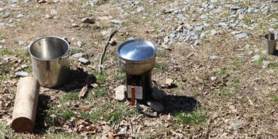 How To Make A Rocket Stove From A BBQ Charcoal Chimney Starter